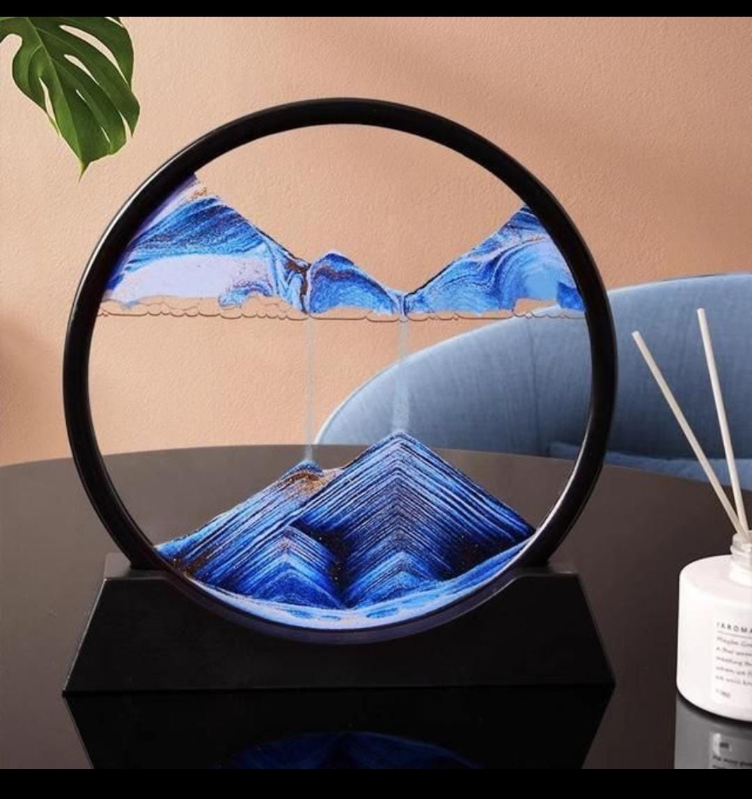 Magic Sand Glow Lamp ✨ | 3D Moving Sand Art LED Lamp with 1H, 2H & 3H Timer