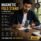 Strong Magnetic Foldable Mobile Holder – 360° Adjustable Aur Compact Design