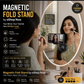 Strong Magnetic Foldable Mobile Holder – 360° Adjustable Aur Compact Design